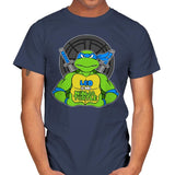 Leo is my Turtle (My Blue Ninja Turtle) - Mens T-Shirts RIPT Apparel Small / Navy