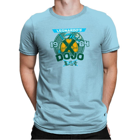 Leo's Dojo Exclusive - Mens Premium T-Shirts RIPT Apparel Small / Light Blue