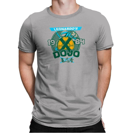 Leo's Dojo Exclusive - Mens Premium T-Shirts RIPT Apparel Small / Light Grey