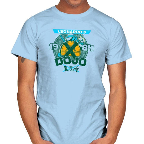 Leo's Dojo Exclusive - Mens T-Shirts RIPT Apparel Small / Light Blue