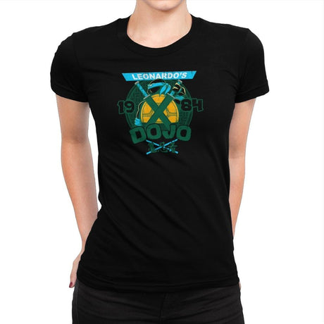 Leo's Dojo Exclusive - Womens Premium T-Shirts RIPT Apparel Small / Indigo