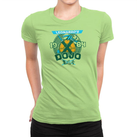 Leo's Dojo Exclusive - Womens Premium T-Shirts RIPT Apparel Small / Mint