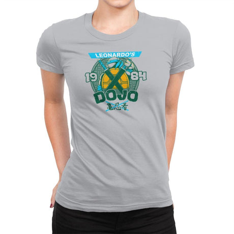 Leo's Dojo Exclusive - Womens Premium T-Shirts RIPT Apparel Small / Silver