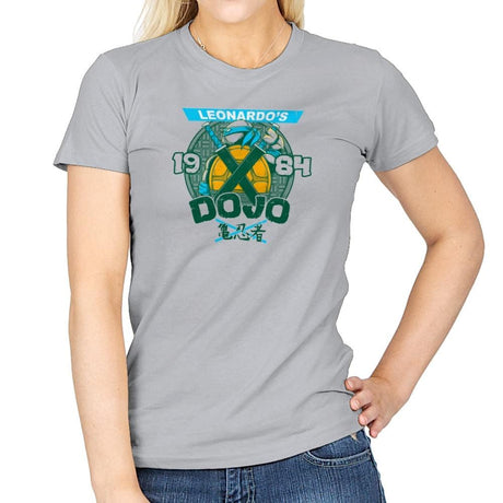 Leo's Dojo Exclusive - Womens T-Shirts RIPT Apparel Small / Sport Grey