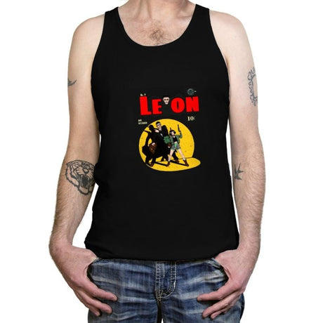 Leon nº9 - Tanktop Tanktop RIPT Apparel X-Small / Black