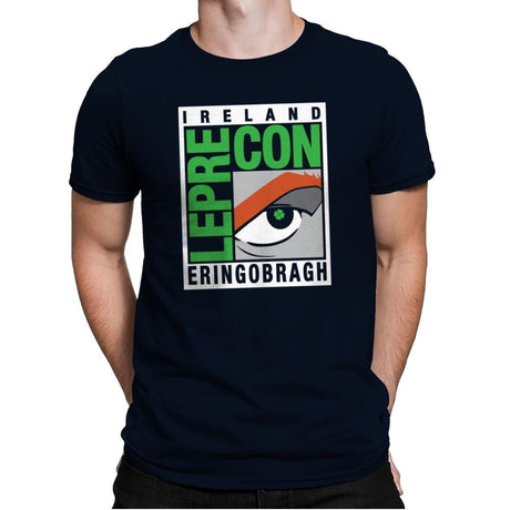 LepreCon Exclusive - St Paddys Day - Mens Premium T-Shirts RIPT Apparel Small / Midnight Navy