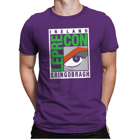 LepreCon Exclusive - St Paddys Day - Mens Premium T-Shirts RIPT Apparel Small / Purple Rush