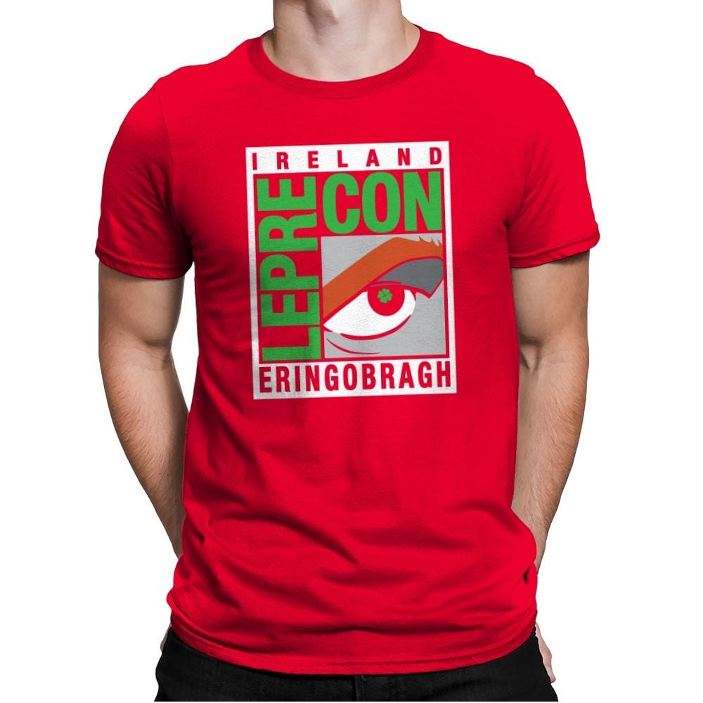 LepreCon Exclusive - St Paddys Day - Mens Premium T-Shirts RIPT Apparel Small / Red