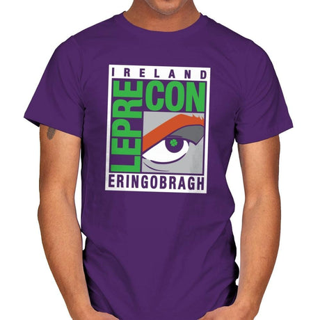LepreCon Exclusive - St Paddys Day - Mens T-Shirts RIPT Apparel Small / Purple
