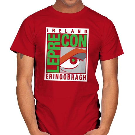 LepreCon Exclusive - St Paddys Day - Mens T-Shirts RIPT Apparel Small / Red