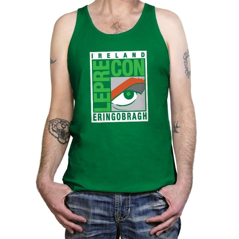LepreCon Exclusive - St Paddys Day - Tanktop Tanktop RIPT Apparel X-Small / Kelly