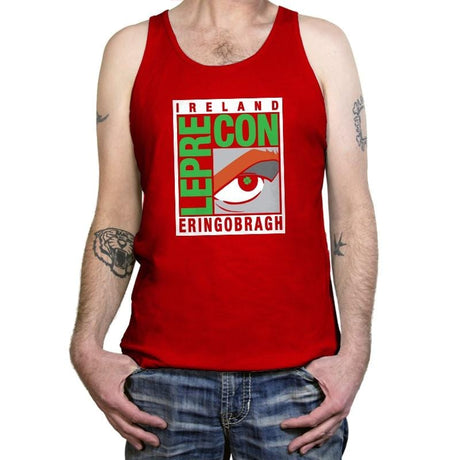 LepreCon Exclusive - St Paddys Day - Tanktop Tanktop RIPT Apparel X-Small / Red