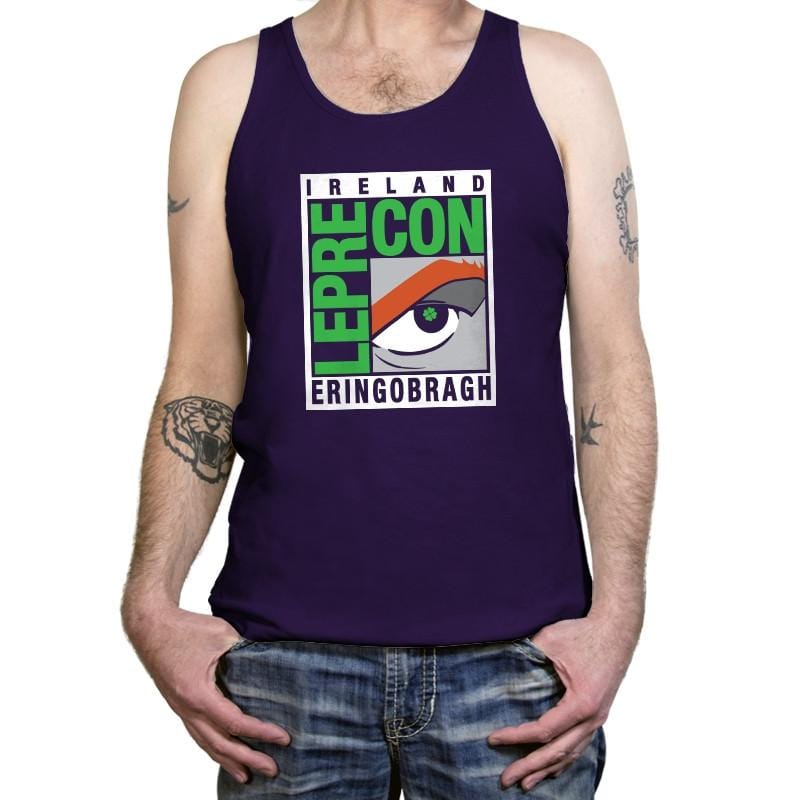 LepreCon Exclusive - St Paddys Day - Tanktop Tanktop RIPT Apparel X-Small / Team Purple