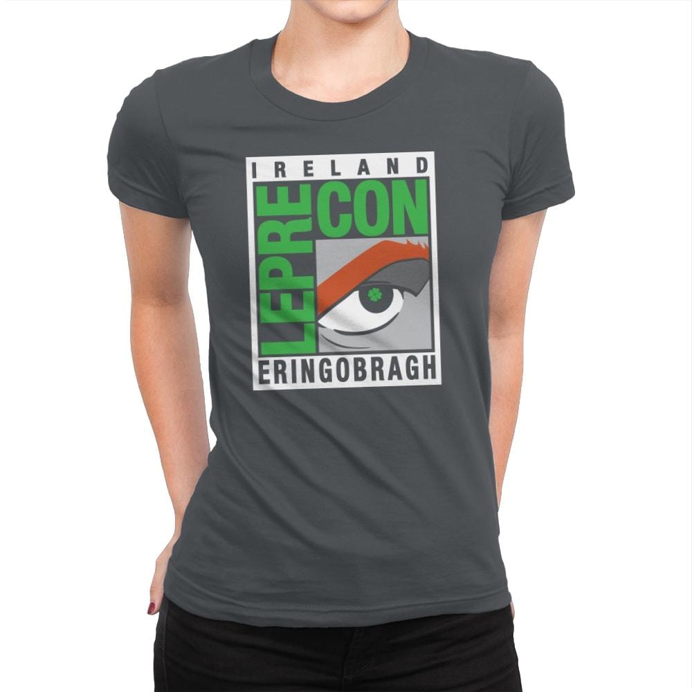 LepreCon Exclusive - St Paddys Day - Womens Premium T-Shirts RIPT Apparel Small / Heavy Metal
