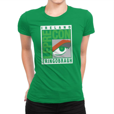 LepreCon Exclusive - St Paddys Day - Womens Premium T-Shirts RIPT Apparel Small / Kelly Green
