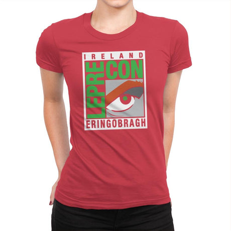 LepreCon Exclusive - St Paddys Day - Womens Premium T-Shirts RIPT Apparel Small / Red