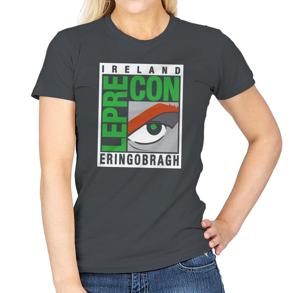 LepreCon Exclusive - St Paddys Day - Womens T-Shirts RIPT Apparel Small / Charcoal