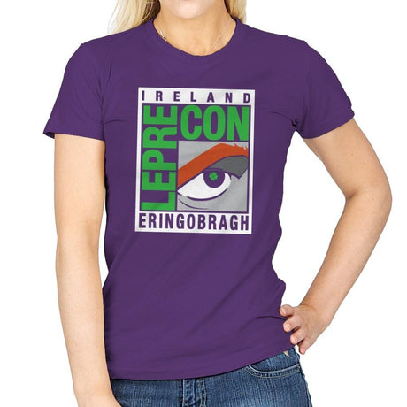 LepreCon Exclusive - St Paddys Day - Womens T-Shirts RIPT Apparel Small / Purple