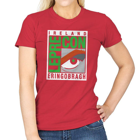 LepreCon Exclusive - St Paddys Day - Womens T-Shirts RIPT Apparel Small / Red