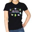 Less People More Memes - Womens T-Shirts RIPT Apparel Small / Black