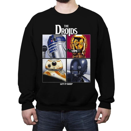 Let It Beep - Crew Neck Sweatshirt Crew Neck Sweatshirt RIPT Apparel Small / Black