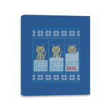 Let It Snow? NO! Sweater - Canvas Wraps Canvas Wraps RIPT Apparel 11x14 / Royal