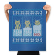 Let It Snow? NO! Sweater - Prints Posters RIPT Apparel 18x24 / Royal