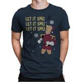 Let It Snu! - Ugly Holiday - Mens Premium T-Shirts RIPT Apparel Small / Indigo