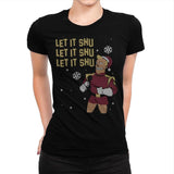 Let It Snu! - Ugly Holiday - Womens Premium T-Shirts RIPT Apparel Small / Indigo