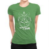 Let's Do Some Reading - Womens Premium T-Shirts RIPT Apparel Small / Kelly