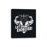 Let's Exorcise - Canvas Wraps Canvas Wraps RIPT Apparel 8x10 / Black