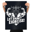 Let's Exorcise - Prints Posters RIPT Apparel 18x24 / Black