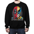 Let's F-cking Go - Crew Neck Sweatshirt Crew Neck Sweatshirt RIPT Apparel Small / Black