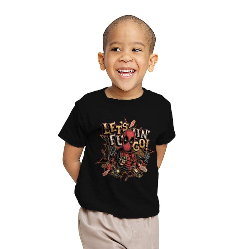 Let’s Freaking Go! - Youth T-Shirts RIPT Apparel X-small / Black
