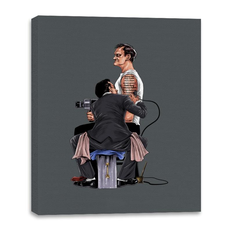 Let´s go for the Tenth Tattoo - Canvas Wraps Canvas Wraps RIPT Apparel 16x20 / Charcoal