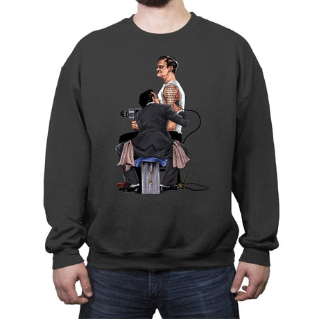 Let´s go for the Tenth Tattoo - Crew Neck Sweatshirt Crew Neck Sweatshirt RIPT Apparel Small / Charcoal
