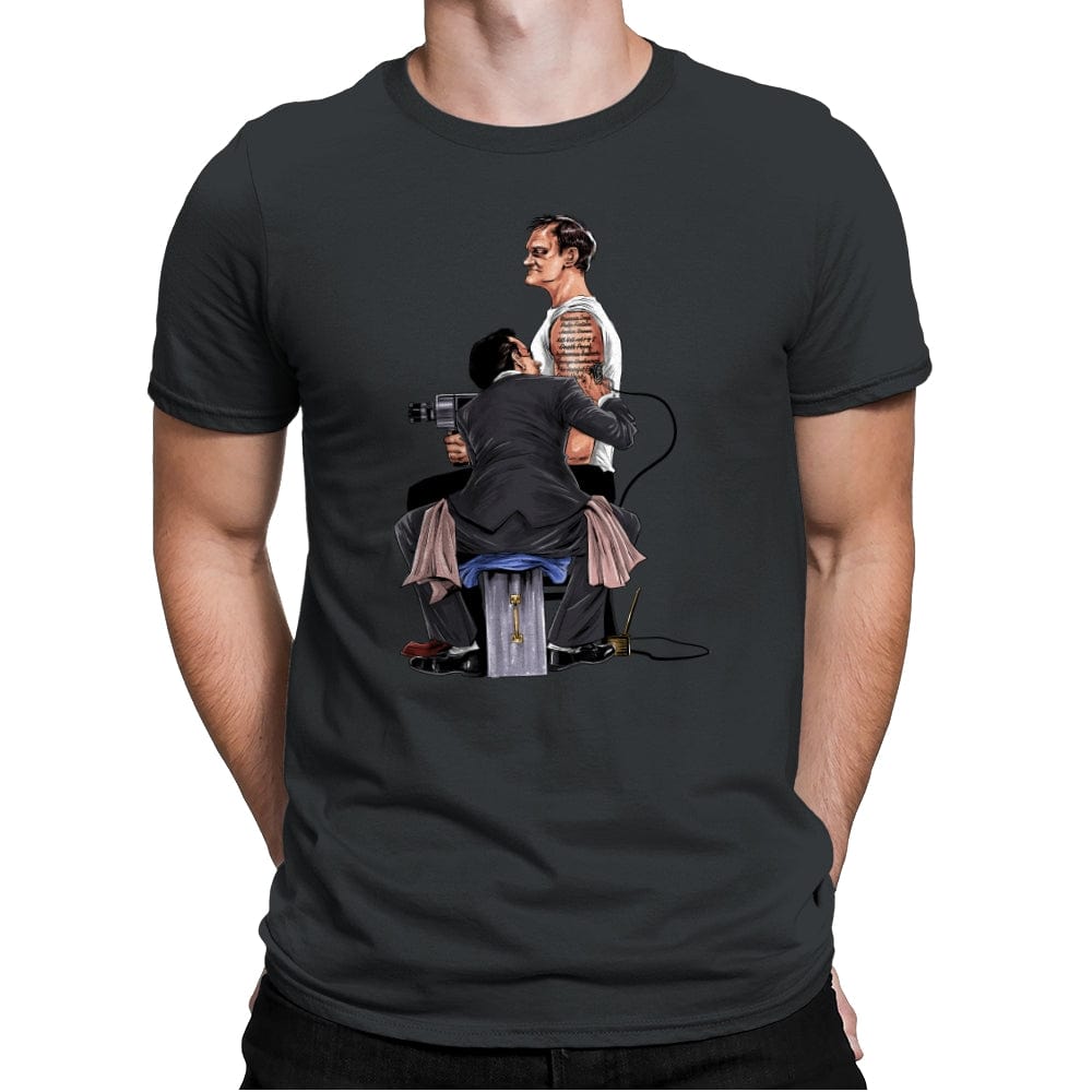 Let´s go for the Tenth Tattoo - Mens Premium T-Shirts RIPT Apparel Small / Heavy Metal