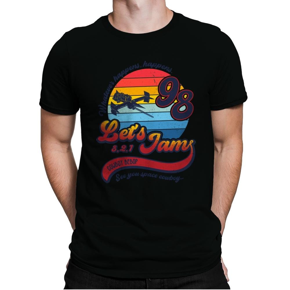 Let's Jam - Mens Premium T-Shirts RIPT Apparel Small / Black