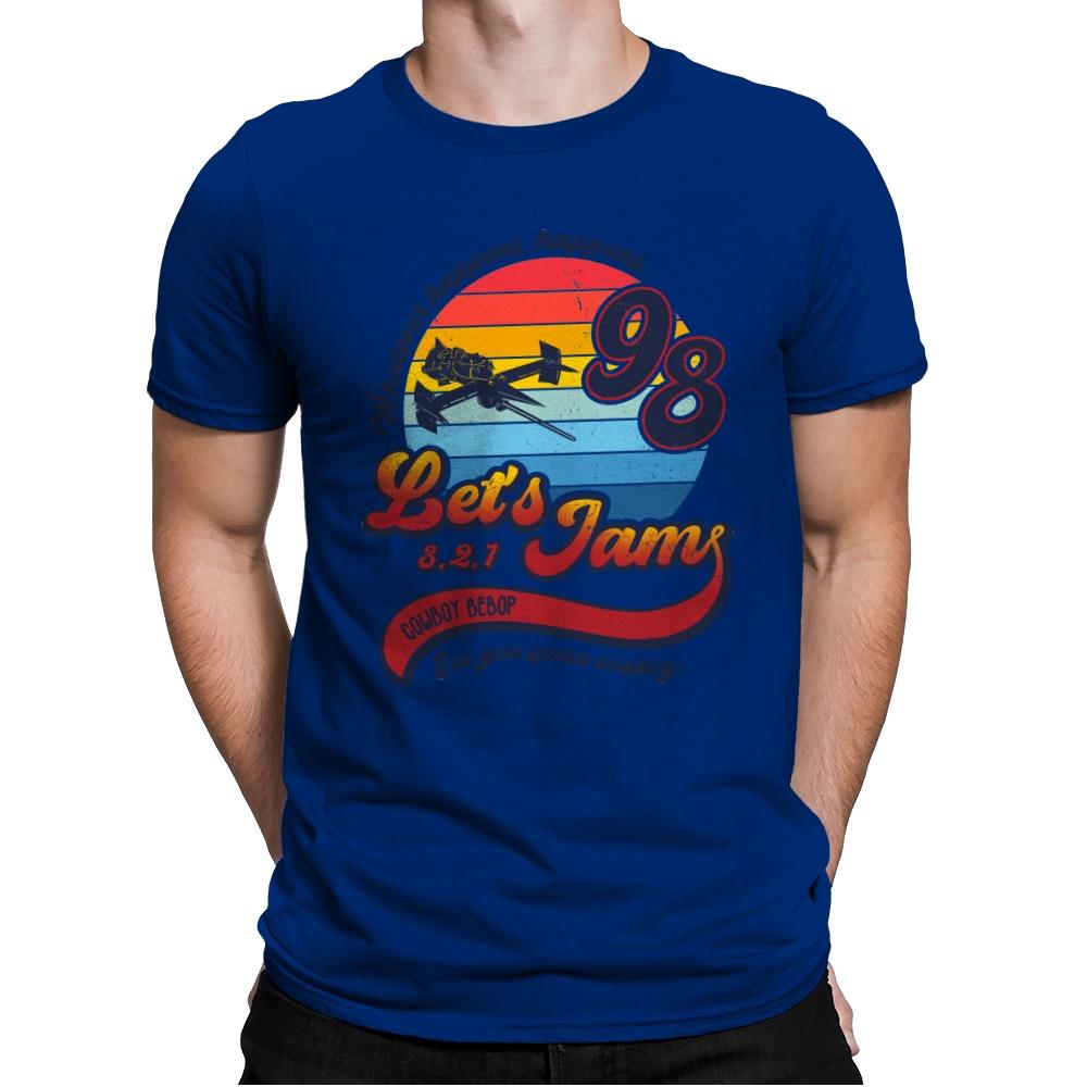 Let's Jam - Mens Premium T-Shirts RIPT Apparel Small / Royal