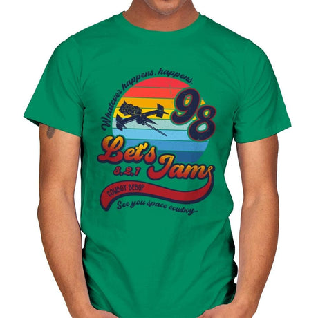 Let's Jam - Mens T-Shirts RIPT Apparel Small / Kelly