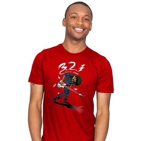 Let's Jam! - Mens T-Shirts RIPT Apparel Small / Red