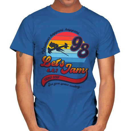 Let's Jam - Mens T-Shirts RIPT Apparel Small / Royal