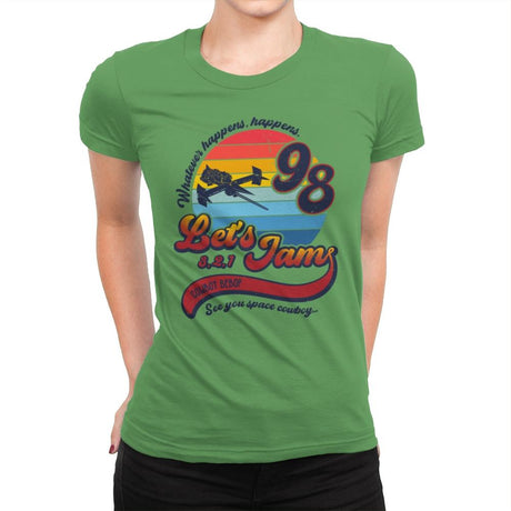 Let's Jam - Womens Premium T-Shirts RIPT Apparel Small / Kelly