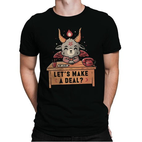 Let’s Make a Deal - Mens Premium T-Shirts RIPT Apparel Small / Black