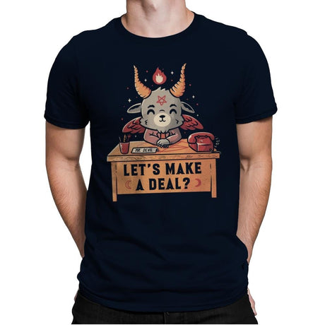 Let’s Make a Deal - Mens Premium T-Shirts RIPT Apparel Small / Midnight Navy