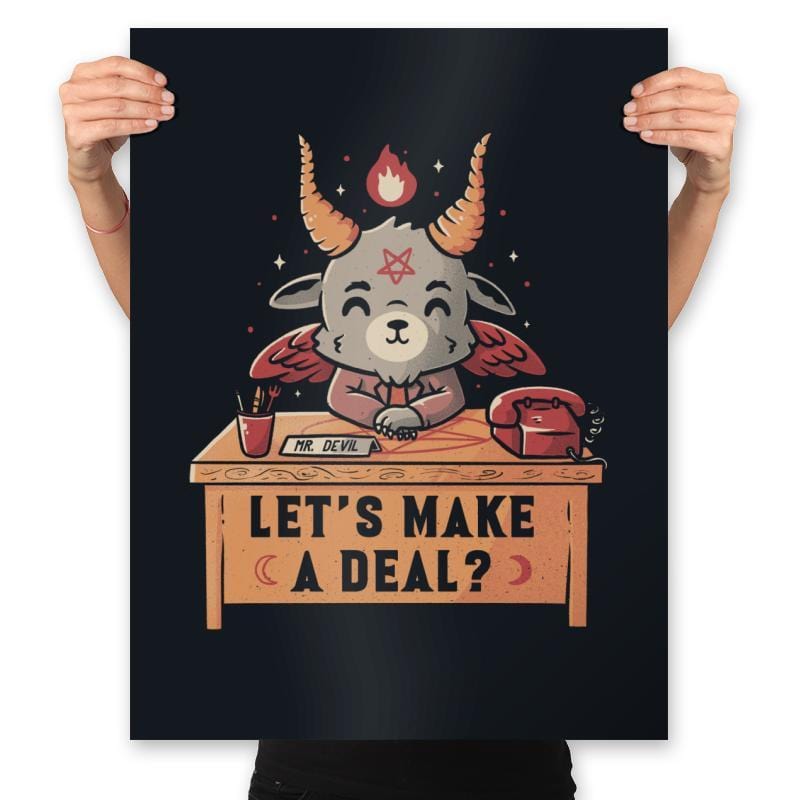 Let’s Make a Deal - Prints Posters RIPT Apparel 18x24 / Black