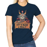 Let’s Make a Deal - Womens T-Shirts RIPT Apparel Small / Navy