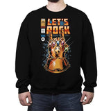 Let's Rock - Crew Neck Sweatshirt Crew Neck Sweatshirt RIPT Apparel Small / Black