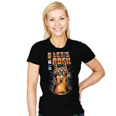 Let's Rock - Womens T-Shirts RIPT Apparel