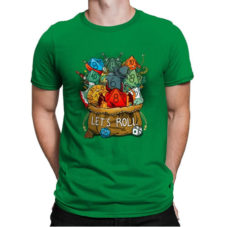 Let's Roll - Mens Premium T-Shirts RIPT Apparel Small / Kelly